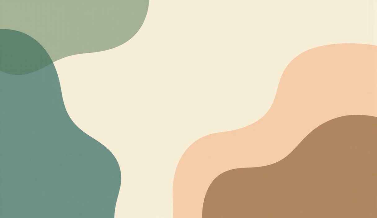 Abstract natural color palette for website background, no text